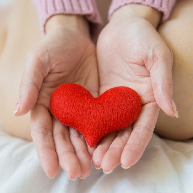 Heart in hands